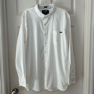 Chubbies White Friday Button Down Long Sleeve Shirt Size XXL
